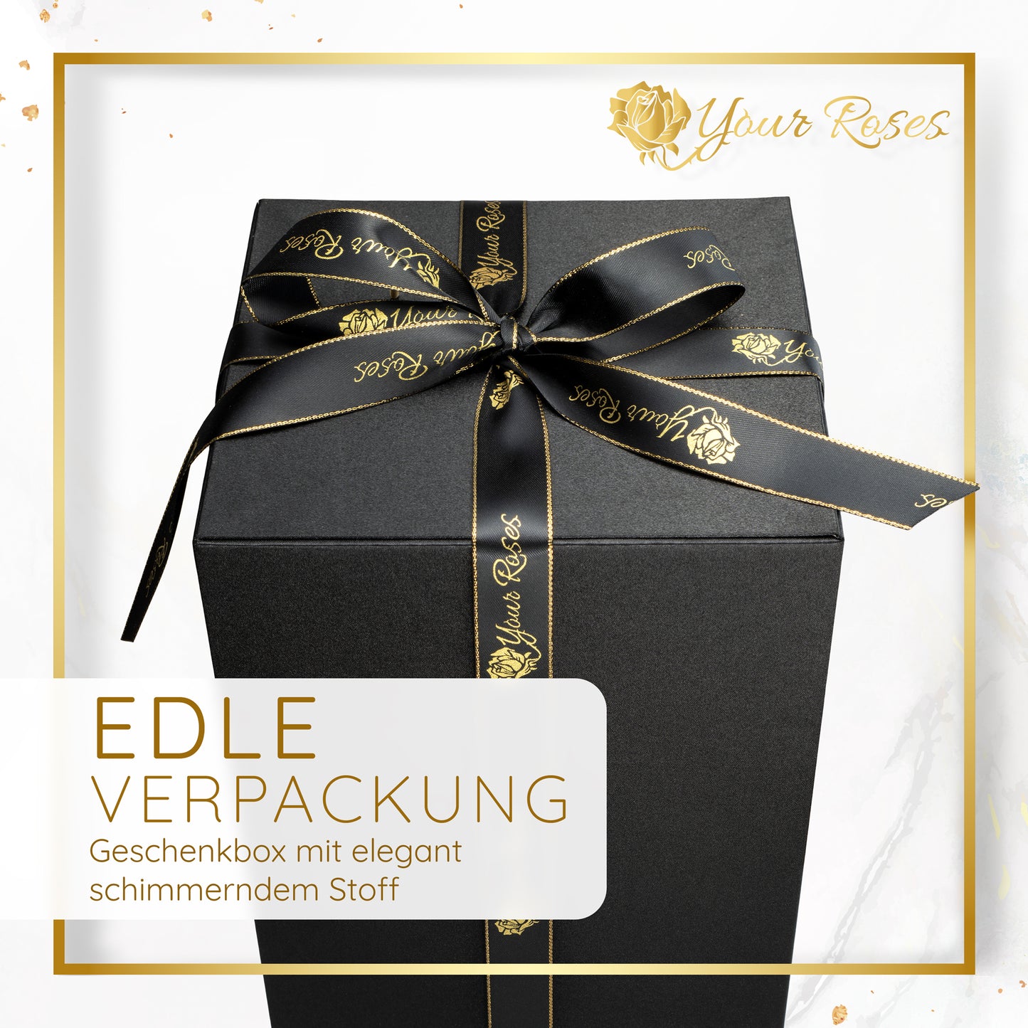 YourRoses® Premium-Rose im Glas mit LED & edlem Holzsockel besondere Anlässe wie Jahrestag, Muttertag, Valentinstag oder Geburtstag. Ein Zeichen echter Zuneigung