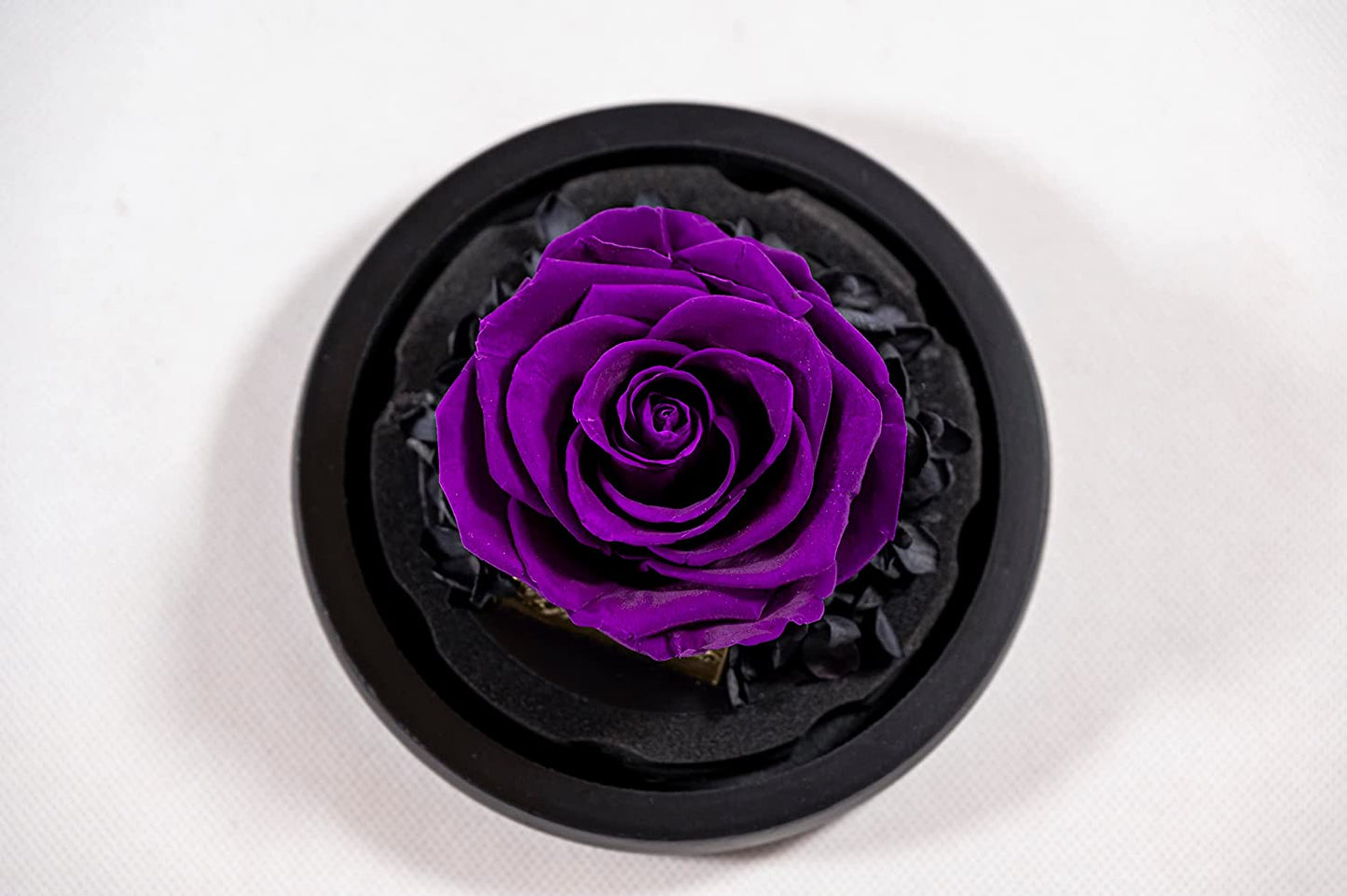YourRoses® real premium rose in a glass with a beautiful gift box - small