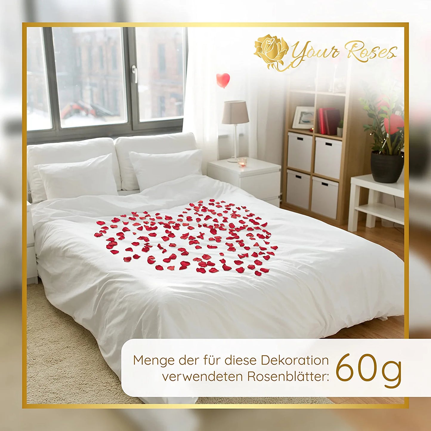 YourRoses® real preserved rose petals