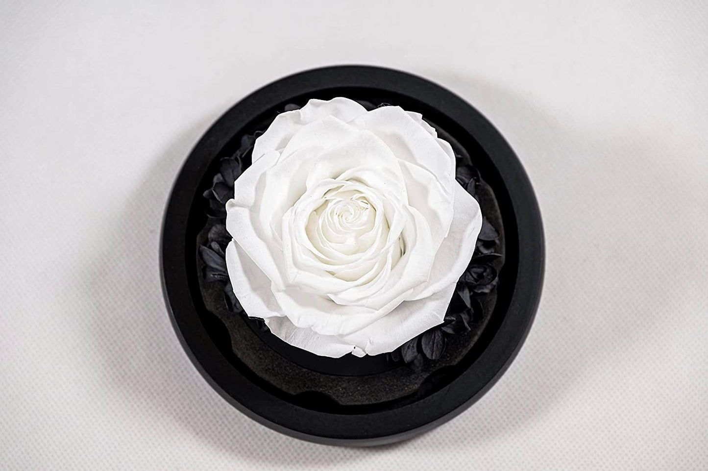YourRoses® real premium rose in a glass with a beautiful gift box - small