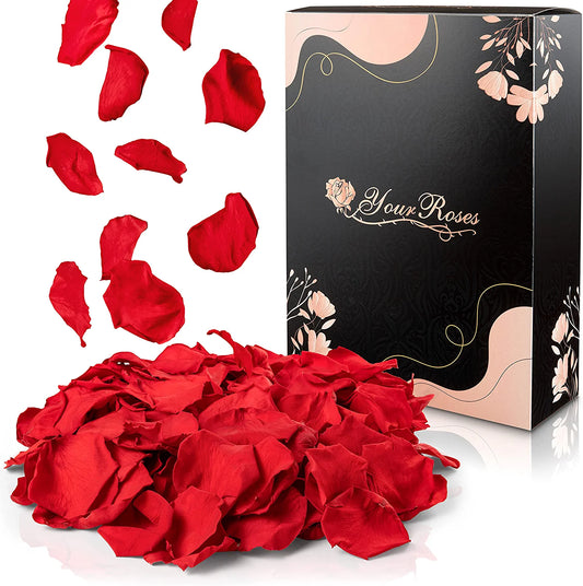 YourRoses® echte konservierte Rosenblüten